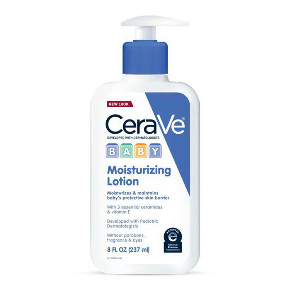 CeraVe Baby Moisturizing Lotion with Hyaluronic Acid and Essential Ceramides, 8 Oz